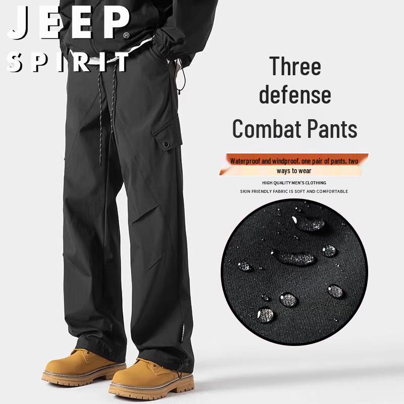 

JEEP SPIRIT Men s Waterproof Casual Cargo Pants 4XL