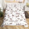 Bull Skull Ma Aztec Three-Piece Digital Printed Bedding Set Bed Cover