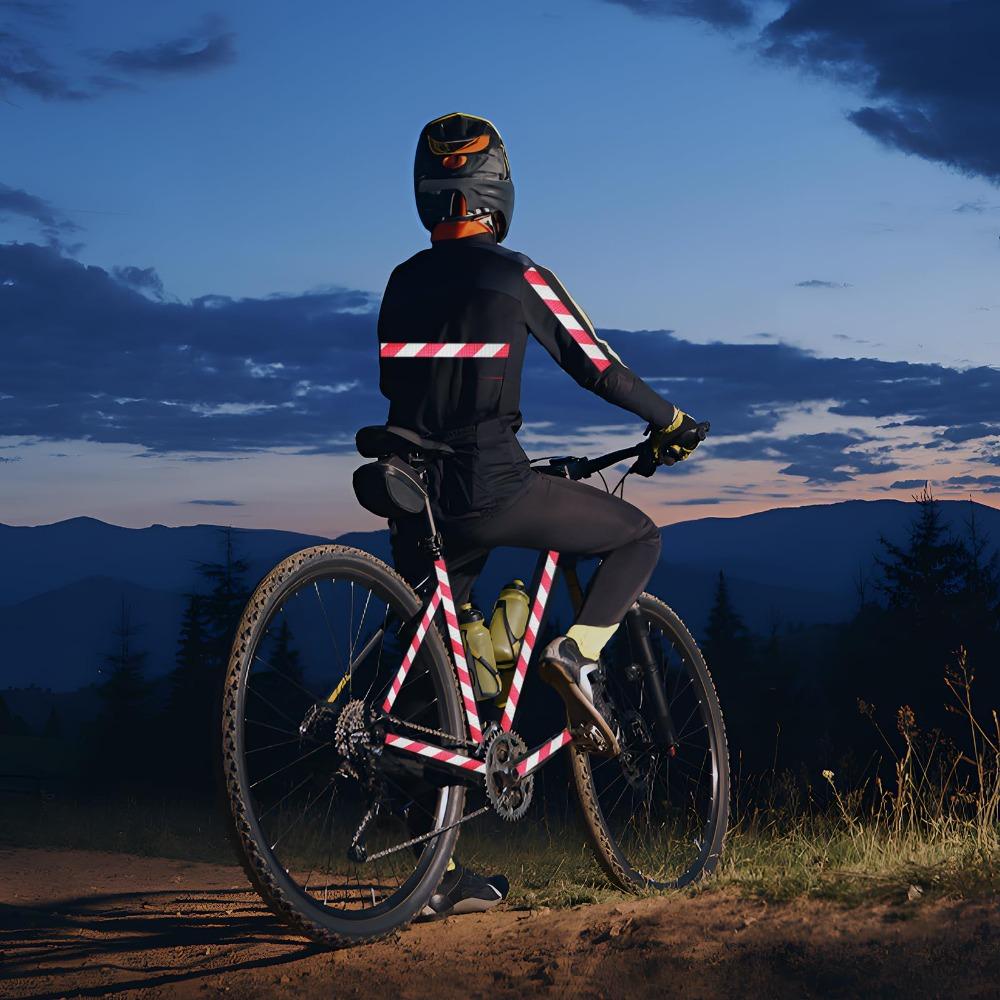 Lesklá reflexní páska 2 palce X 32,8 stop Výstražná páska Nové bezpečnostní reflexní samolepky Auto