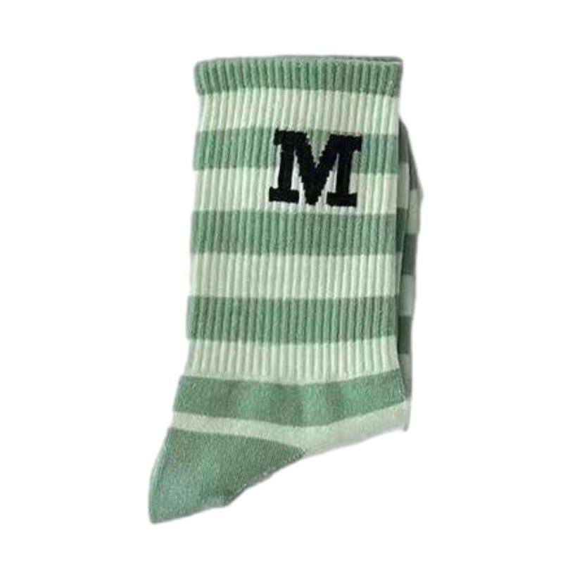 Women's Mid-calf Trendy, Versatile and Good-looking Long Calf Socks for Winter and Autumn Student Sports