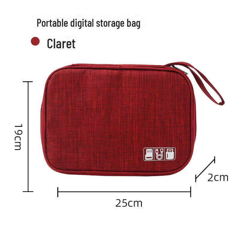 Multifunctional Travel Bag for Cables, Chargers, Power Banks, and Cosmetics