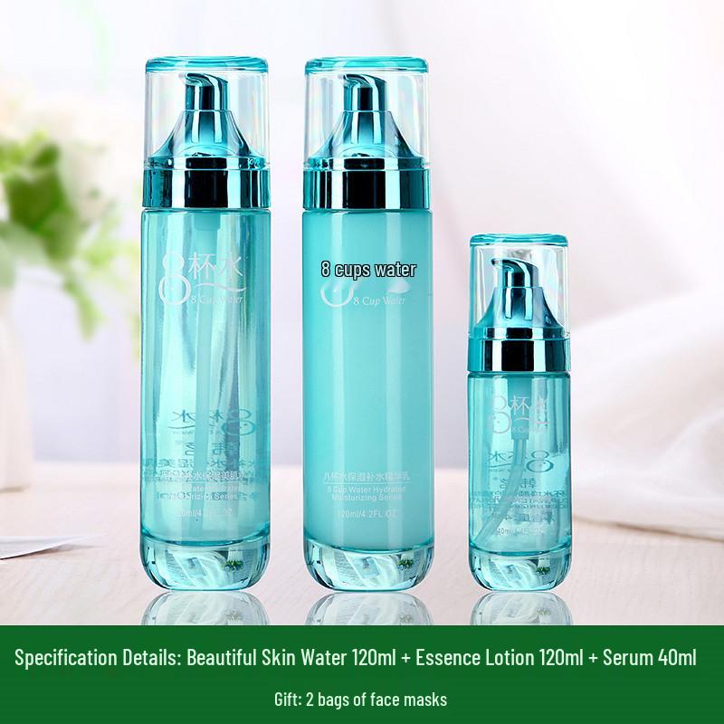 Eight Cups of Water Skincare Set: Hydrating & Refreshing Toner & Lotion – Official, Genuine Products
