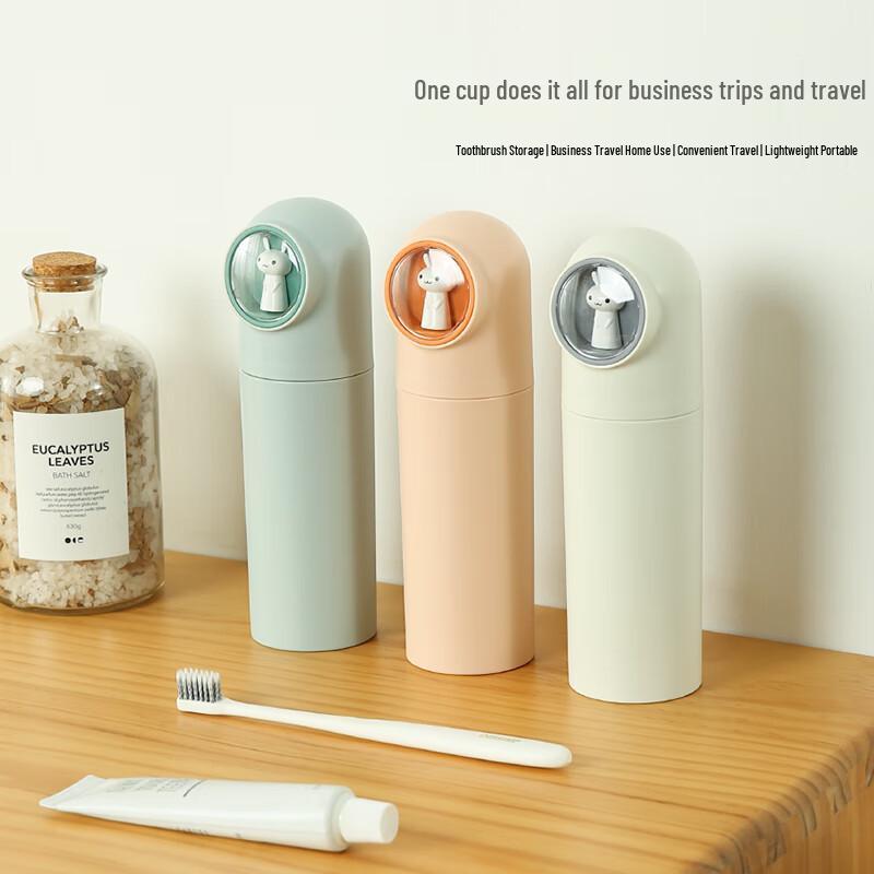 Portable Travel Toothbrush & Toiletry Organizer Cup