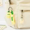 Official Binggrae Banana Flavored Milk "Dan-ji" PVC Keyring (Set of 2) - Iconic K-Food Mascot