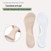 Orthopedic Decompression Sports Insoles with Sweat-Absorbing, Anti-Odor, Shock-Absorbing, Arch Support Silicone Gel, 3/4 Length.