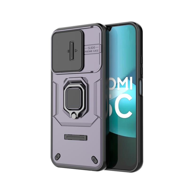 

Чехол-толкатель для телефона Xiaomi Redmi 15C, противоударный, с кольцом-держателем, магнитная крышка, чехол для Redmi 15C 15, чехол для Redmi 15C 6,9 дюйма Redmi 15C 171.6mm