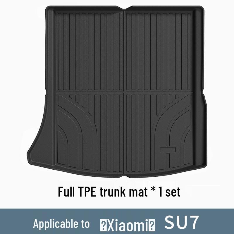 Eco-friendly, Odorless TPE Floor Mats for Xiaomi SU7: Original Car Color and Interior Match