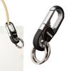 CARABINER KEYCHAIN - Double Ring Keyring Carabiner for Car Keys, Easy To Use for