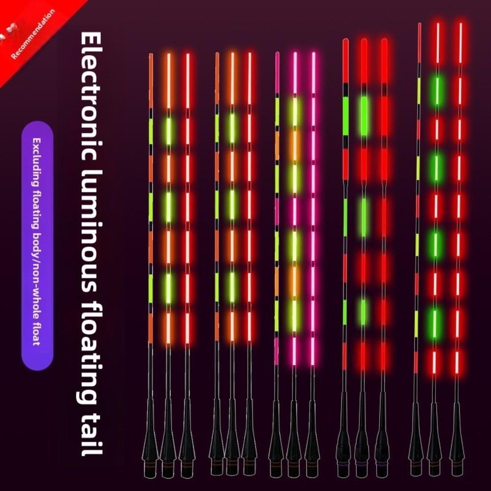 LED Smart Float Electronic Floats Luminous Float Super Bright Fishing Buoy Ultra Sensitive Top Luminous Night Fishing Float