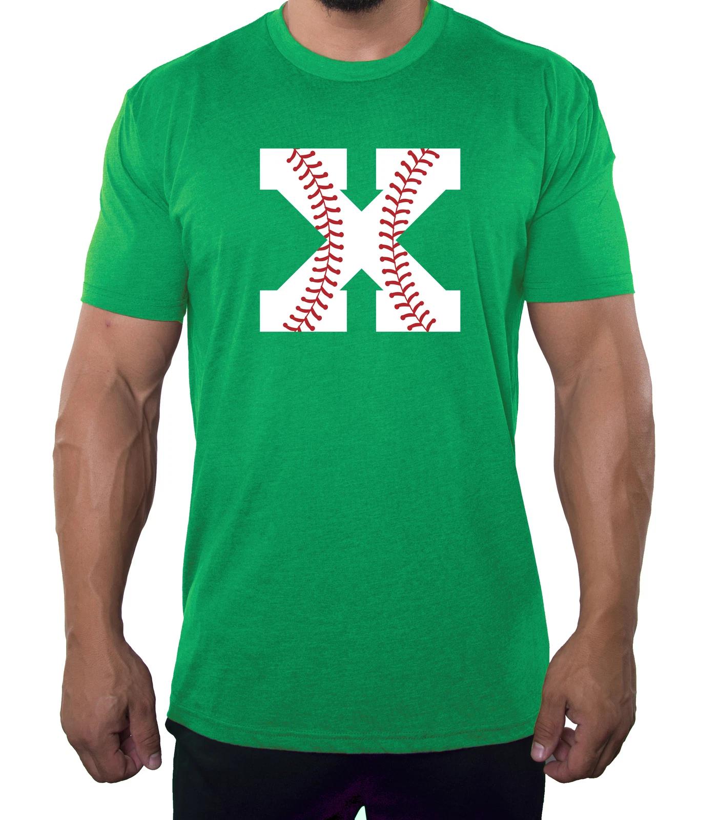Customized Men s Baseball T-Shirts with Custom Number S