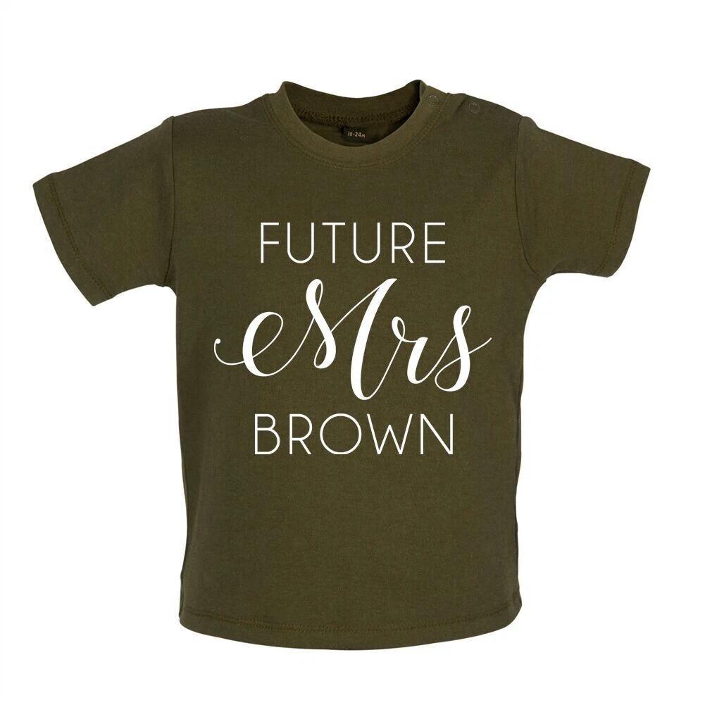 Future Mrs Brown - Baby Kids Boys Girls Unisex T-Shirt / Babygrow - Music Musician Love Fan Pop Chris 150