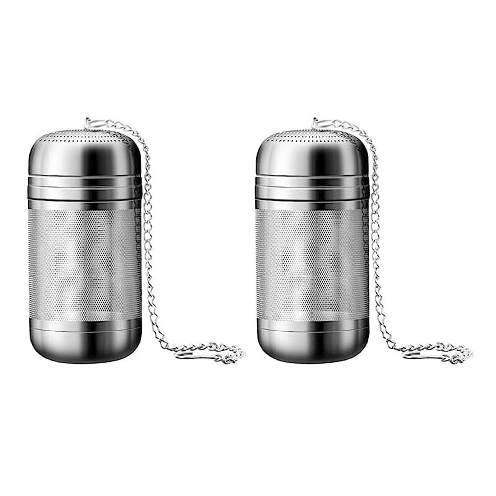

2pcs Stainless Steel Tea Infuser With Chain Hook 10x5x5cm Brewing Tea For Kitchen Loose Leaf Tea Strainer Tools Accessories China Mainland