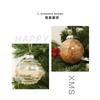 Christmas Ball Set Pet Rope Woven Tree Ornaments Xmas Holiday Decorations