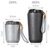 Titanium Coated Thermos Coffee Tea Tumbler Stainless Steel Insulated Car Thermal Mug Portable Cup Water Bottle Ti Vacuum Flasks