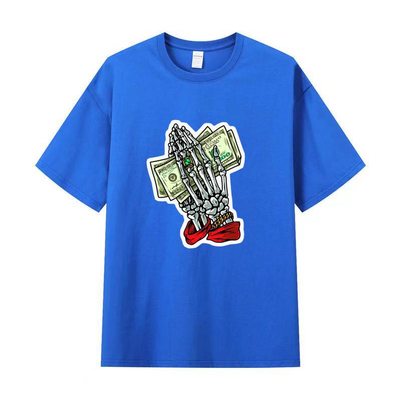 Tricou de vară pentru bărbați Tricou imprimat cu mâneci scurte din bumbac de înaltă calitate Tricou pentru femei Cămașă sport la modă Top de jogging casual