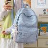 Schoolbag Korean Sweet Ins Wind Junior High School College Student Schoolbag Niche Fashion Backpack Women's Leisure Travel Backpack
