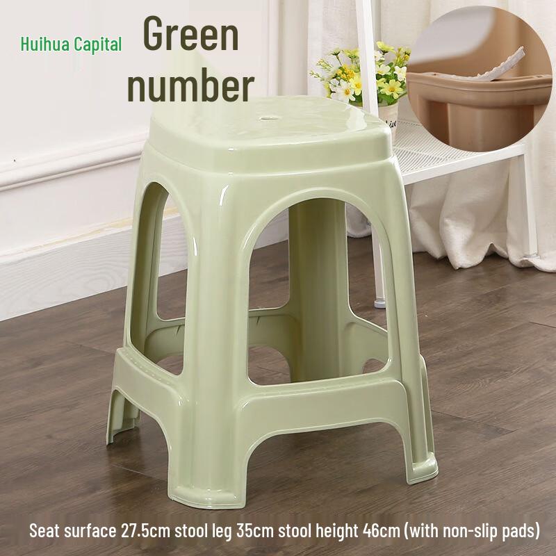 HUIHUADU Durable Non-Slip Plastic Stool