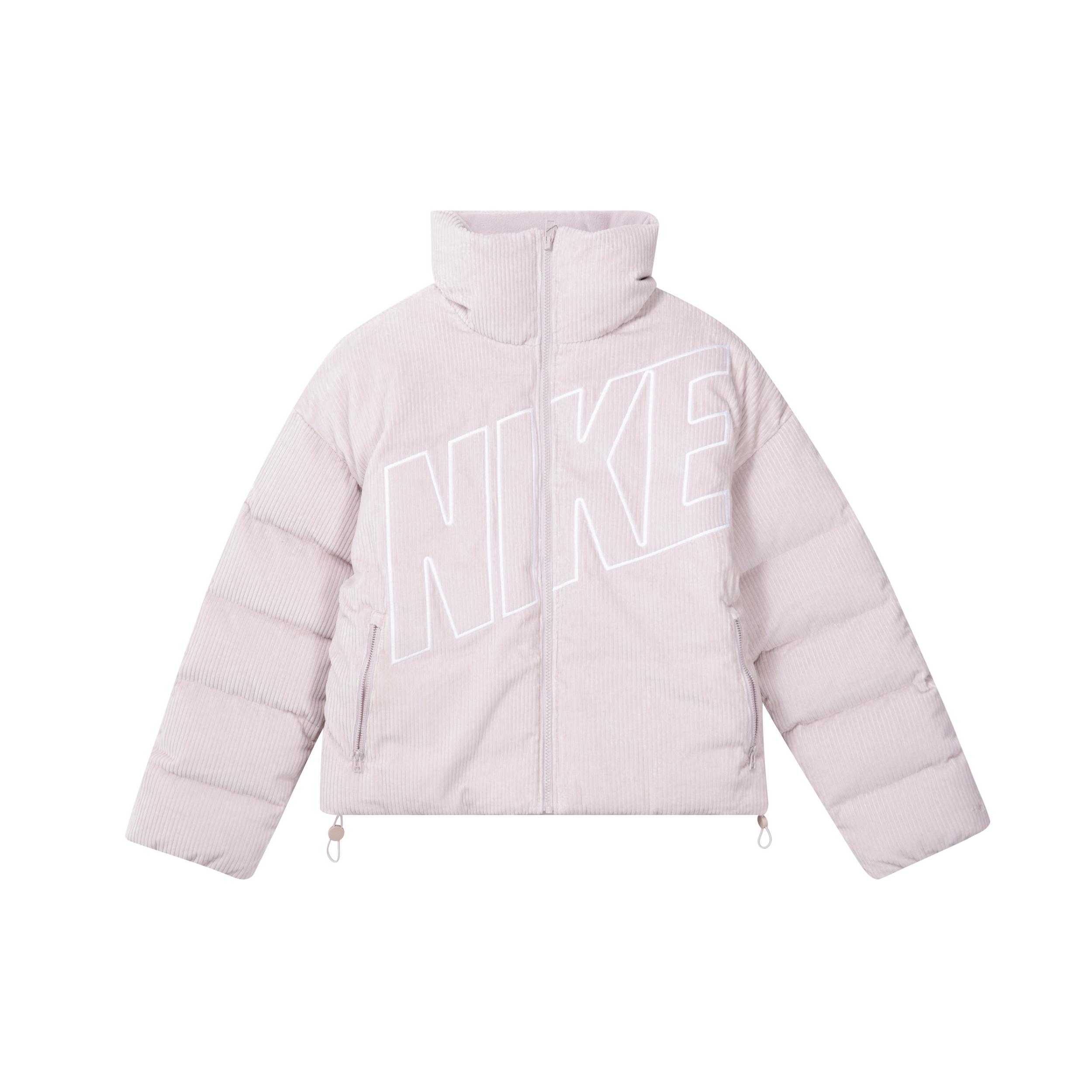 (WMNS) Nike Sportswear Essential Therma-FIT Oversized Corduroy Puffer Purple Grey Women s FD8214-019 XL