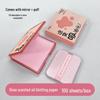 Portable Women's Oil-Control Loose Powder with Mirror & Oil-Absorbing Sheets