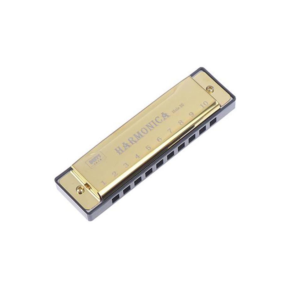 3 Colors Metal Blues Harmonica Professional Titanium Brass Wind Instruments Stage Music Performance Daily Practice Tool XJM