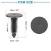 ACROPIX 30 Stück Schwarze Kunststoffschrauben Nieten Befestigungselemente für Auto Celestial Zierleisten-Clips 8mm Lochdurchmesser