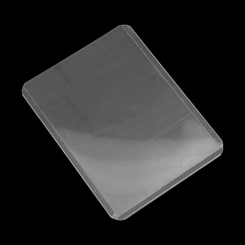 20PCS/Set Card Sleeves Holder Hard PVC Cards Protectors Sleeves Game Card Display Stand Support Trading Case Football Sports