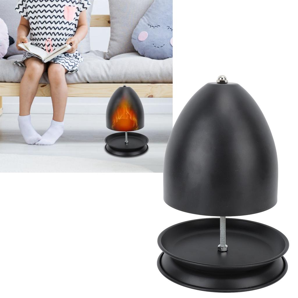 Tea Light Candle Heater, Stylish Wide Application Tea Light Stove Cooler Iron Multifunctional Efficient Heater for Home
