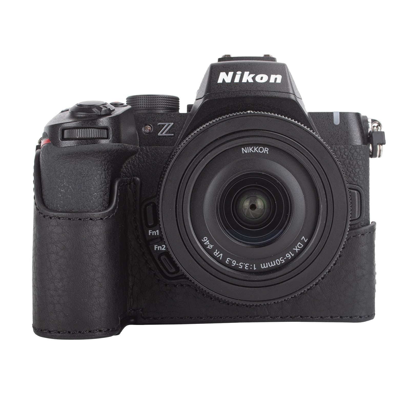 

kinokoo Z50 II Nikon Z50 II Чохол для захисту камери з натуральної шкіри для Nikon Z50 Ретро стиль Преміальний чохол-половина з натуральної шкіри з відкритим дном