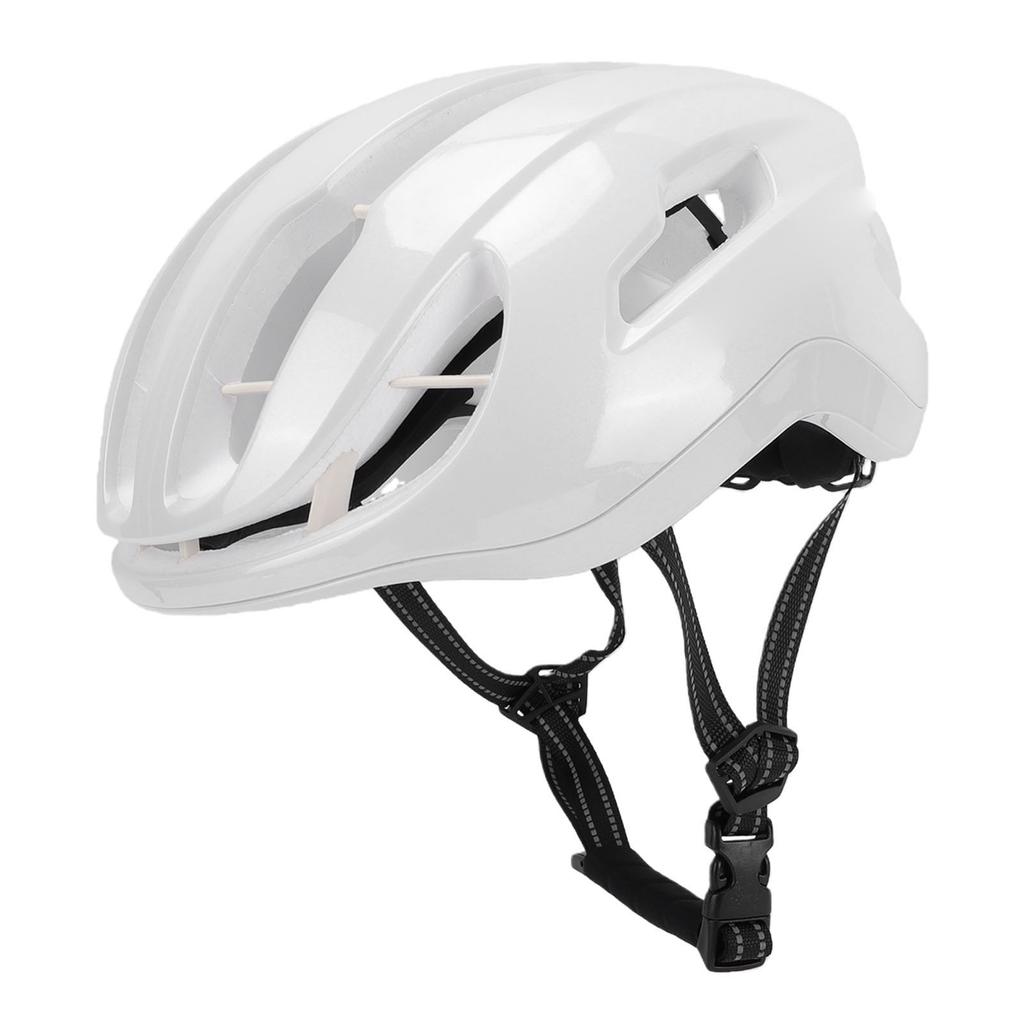 Cycling Helmet for Road Mountain Bike Adjustable Head Circumference Men Women Riding Equipment Bright White