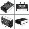 1pc 100a Amp 1600v Bridge Rectifier, Black Voltage 2-Phase Diode Bridge High Power Rectifier for Power Supply