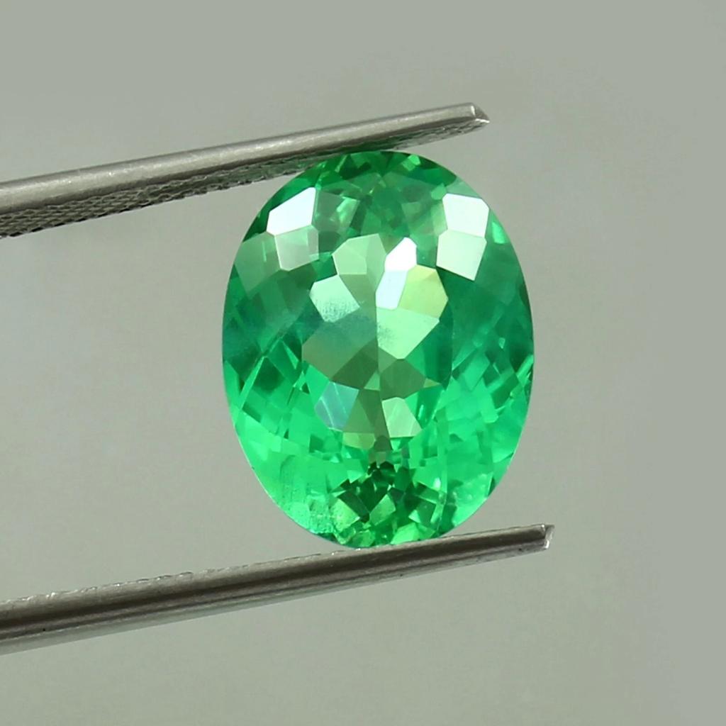 Natural Green Sapphire Loose Gemstone Flawless Sri Lankan 11 Ct Oval Shape September Birthstone Gift