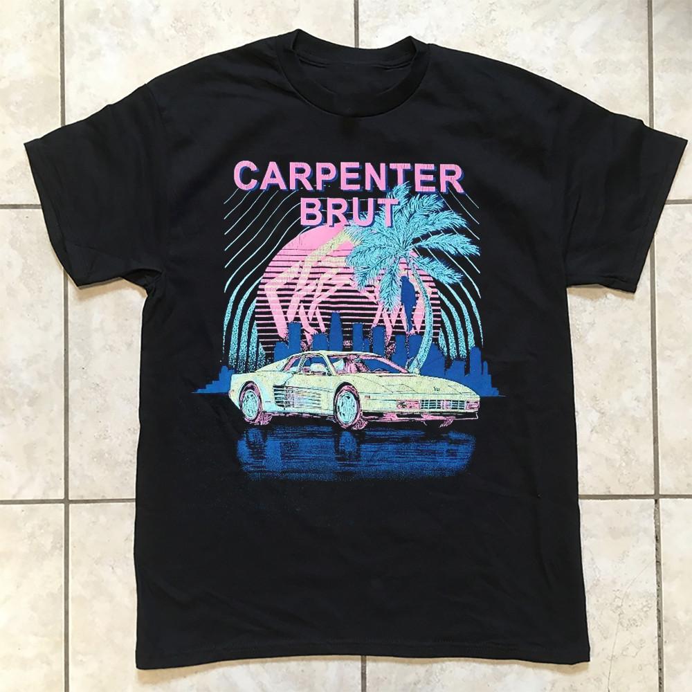 CARPENTER BRUT TOUR Concert T Shirt Full Size S-5XL Unisex T-Shirt L