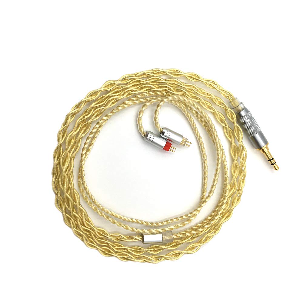 

Linsoul Soft 7N OCC Silver Plated Cable with to Connectors for Shure Kinera H3 Earphones and IEMs MMCX/0.78mm 2-Pin 3.5mm 2.5mm SE215, LZ, Shozy,