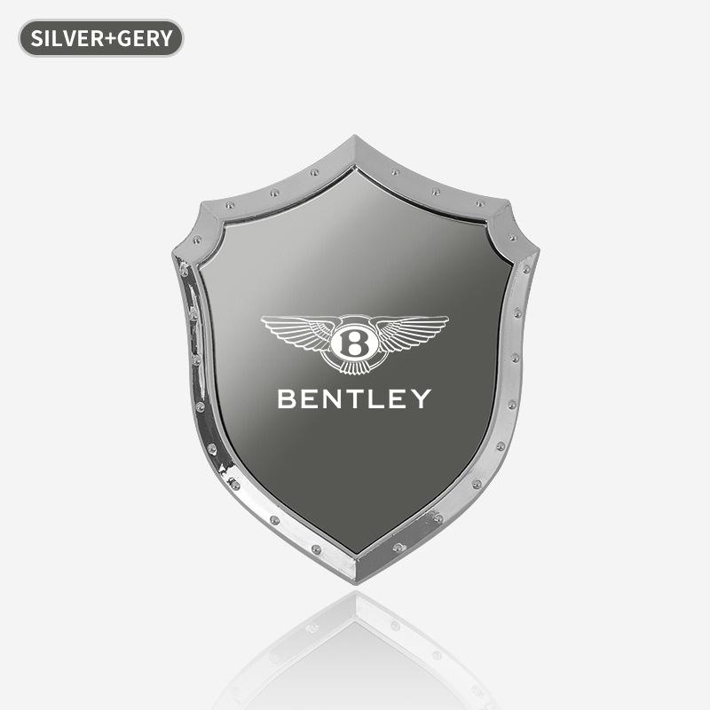 Metal Shield Decal Iconic RedSticker for Motorbike Enthusiasts For Bentley Continental GT MULLINER Bentayga Flying Hurtling Spur TH5