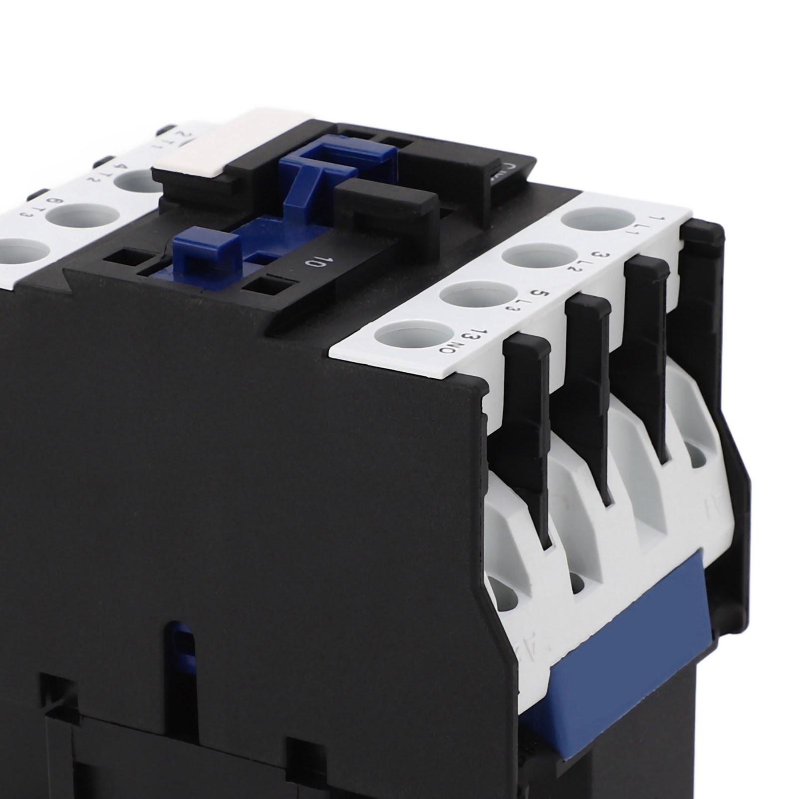 

Контактор змінного струму, мідна котушка, 3P, нормально відкритий срібний контакт, контролер перемикача змінного струму, 380 В 25 A