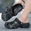 Summertime Beach Slide Shoes Men Summertime Clogs Outside Slide Sandal Shoes Man Garden Shoes Male Summertime Water Shoes Leisure Flats