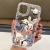 Cute Little Lamb Angel Sheep Phone Case for Samsung Galaxy A56 A36 A26 A55 A35 A15 A54 A34 A24 A14 A05  A13 A73 A53 4G 5G Cover