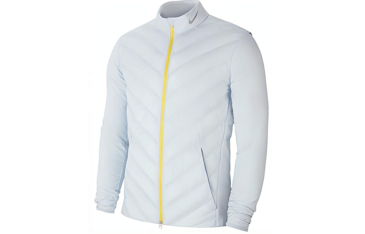 

Nike Puffer Jackets Men s Gray Stand Collar Moderate Other CD8954-043 S