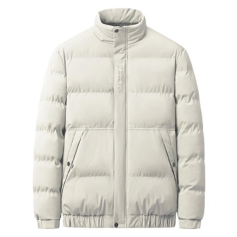 

Повседневная новая осенне-зимняя теплая куртка с хлопковой набивкой, свободная, бархатная, утолщенная, зимняя, модная куртка с хлопковой набивкой для мужчин 4XL хаки