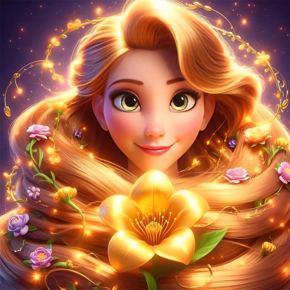 Disney 5D Diamond Painting Princesses Cross Stitch Mosaic Kit Home Decoration Wall Sticker DIY Handmade Gift
