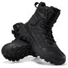 Herren Outdoor Hohe Taktische Stiefel - Langlebig, Schmutzabweisend, Ideal für Wandern und Bergsteigen