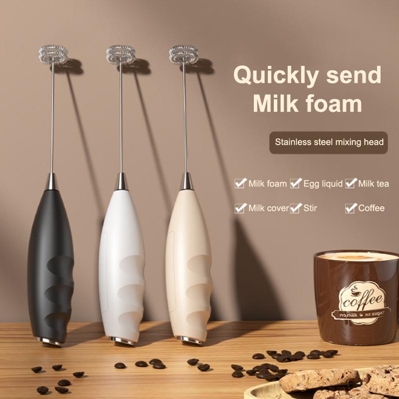 Wireless Electric Milk Frother Mixer Battery-Powered Handheld Foamer Coffee Cream Soup Peanut Butter Egg Whisk Baking Accessor