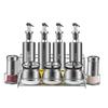 Meichu 10-Piece Glass Oil and Spice Condiment Set