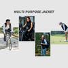 Reflective Cycling Vest with Chest Pocket Windproof Gilet for Running Hiking Biking Yellow EU Size S