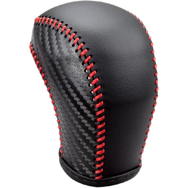Auto Car Leather Gear Shift Knob Cover Trim for Toyota Highlander 2014-/ Tacoma 2016- Accessories