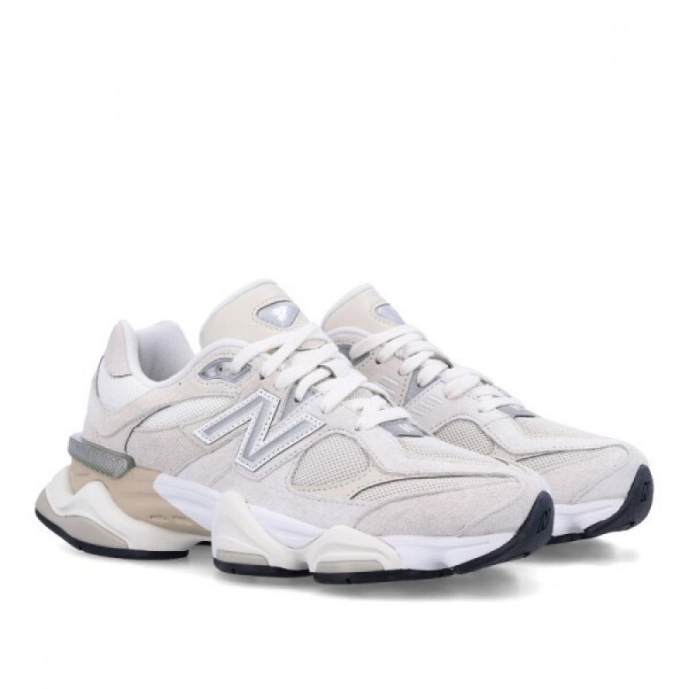 New Balance Suede Leather And Mesh Lowtop Sneakers U9060wht
