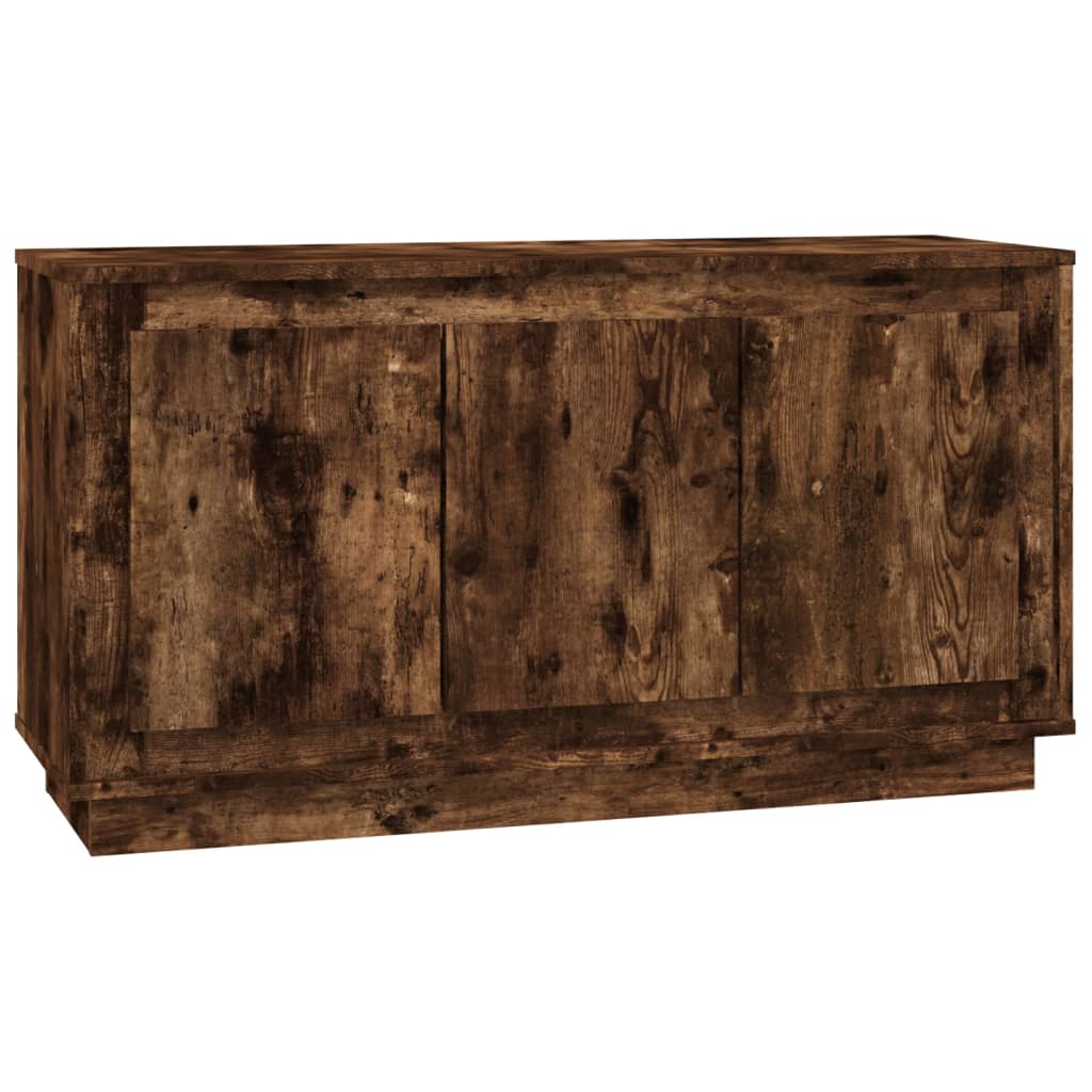 vidaXL Sideboard Räuchereiche 102x35x55 cm Holzwerkstoff