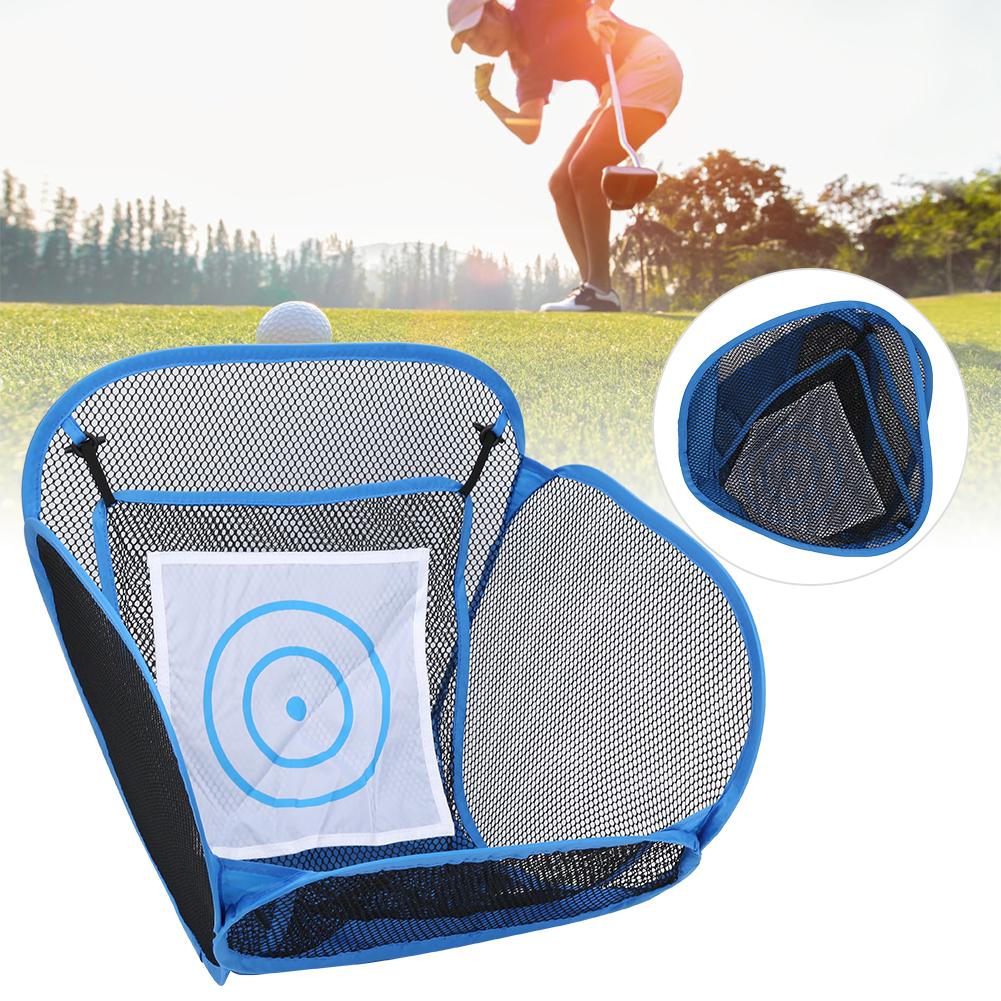 GP2220 Niebieska Składana Siatka Golfowa do Pitchingu Chippingu Zbierania Treningowa Praktyczna Siatka