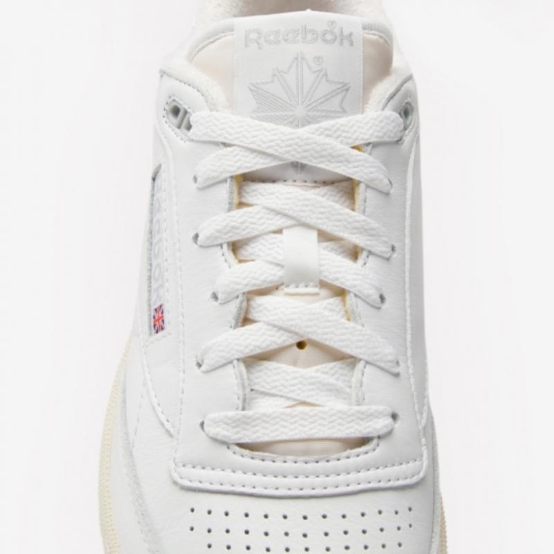 Reebok Club C 85 Vintage Retro White Silver rxsoxxCvu Sv