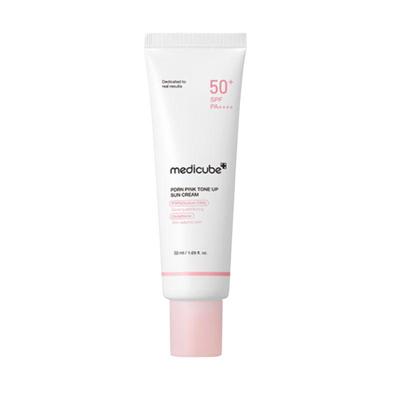 Crema Solare PDRN Tonalità Rosa Tone-Up SPF50+ PA++++ Protezione UV Illuminante 50ml